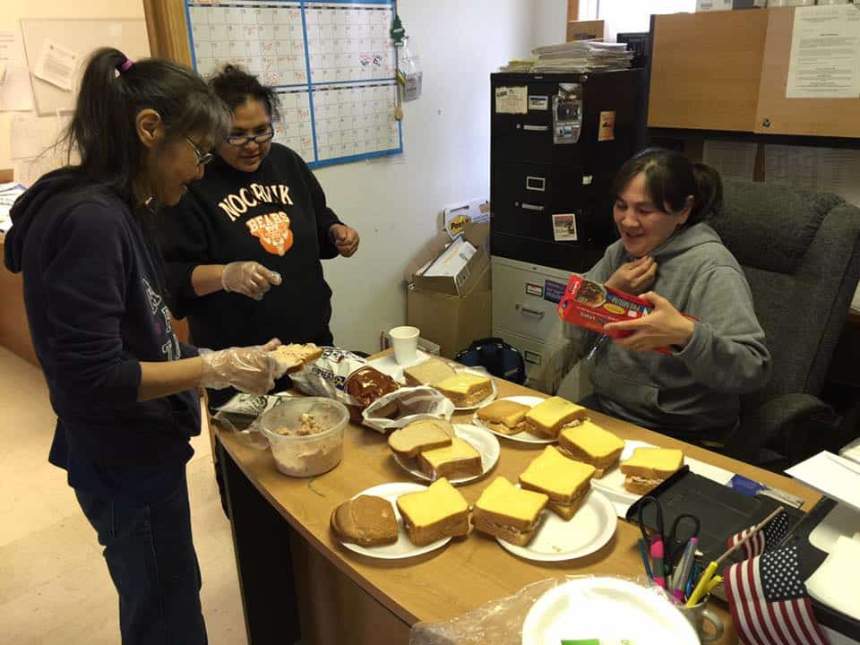 sandwich making