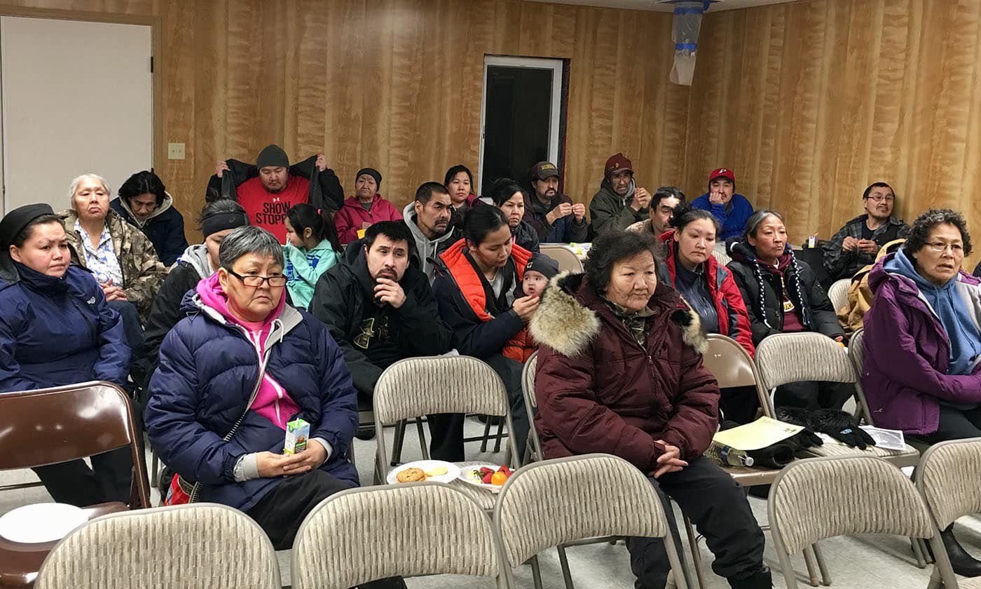 people gathered for a meeting